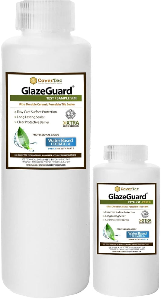 CoverTec GlazeGuard Matte Ceramic & Porcelain Tile, Grout Sealer Flat Finish by CoverTecProductsLLC