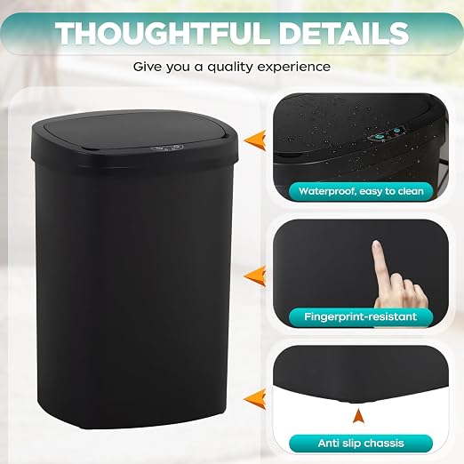 Automatic Motion Sensor Bathroom Trash Can - Image 5