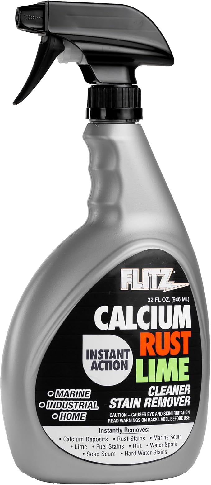 Flitz Calcium, & Lime Remover - 32oz Bottle of USA-Made Limescale Remover by FlitzInternationalLTD