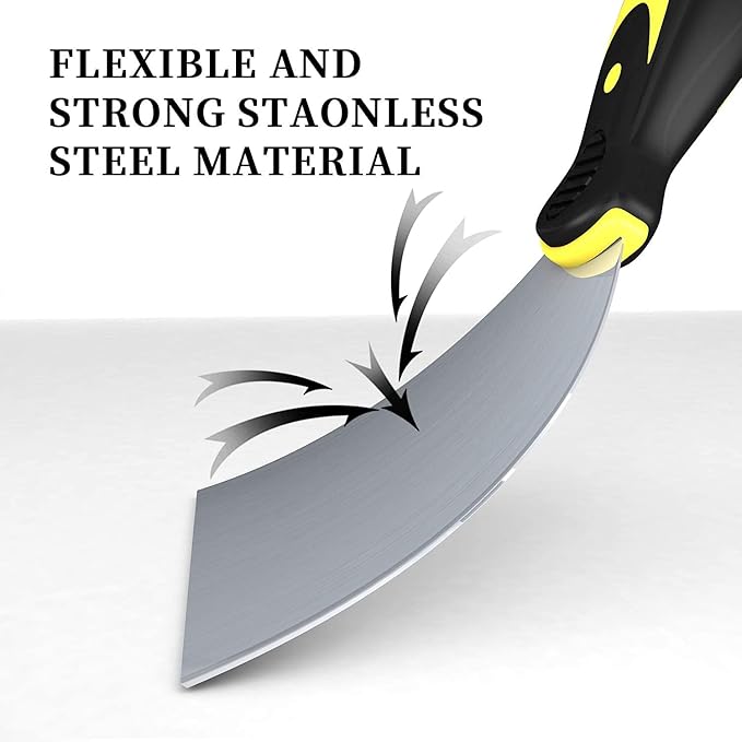 DEKEones Putty Knife Scrapers, Spackle Knife, Metal Scraper Tool - Image 4