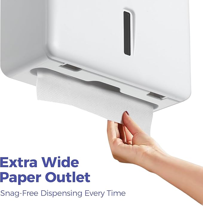 Multifold Paper Towel Dispenser Wall Mount – Large Capacity C-Fold, and Folded - Image 5