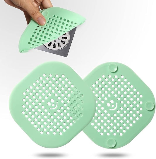 2 Pack Drain Cover Hair Catcher Silicone Drain Protector Hair Stopper by Couidlmakeslifecolorful