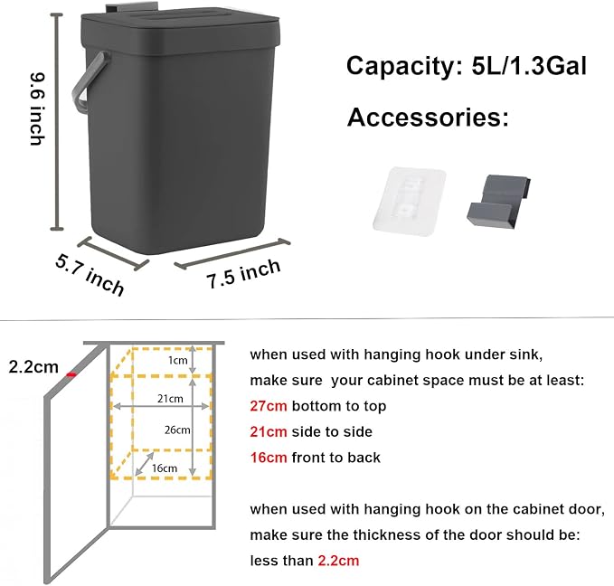 LALASTAR Countertop Compost Bin - Image 7