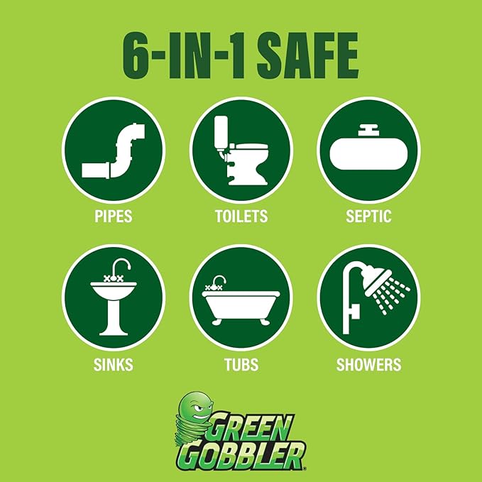 Green Gobbler Drain Cleaner & Deodorizer FRESH SCENT Sticks - Image 2