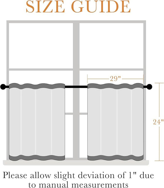PONY DANCE Bathroom Window Valances - Image 2