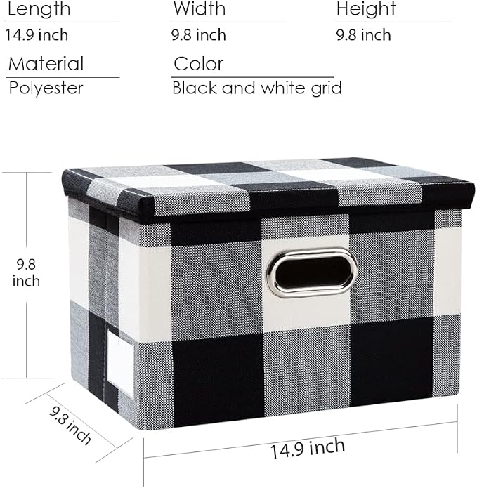 PRANDOM Collapsible Storage Bin - Image 3