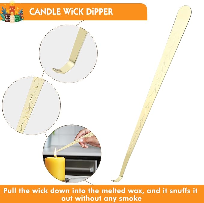 4 in 1 Candle Accessories Kit, Wick Trimmer, Candle Snuffer and Wick Trimmer - Image 4