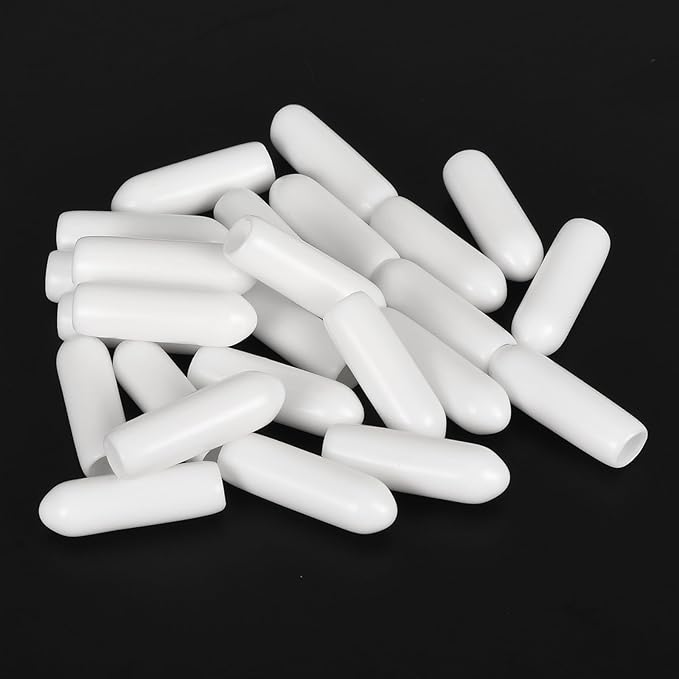 uxcell 20pcs Rubber End Caps 3.5mm ID Vinyl Round End Cap Cover Screw Thread - Image 4