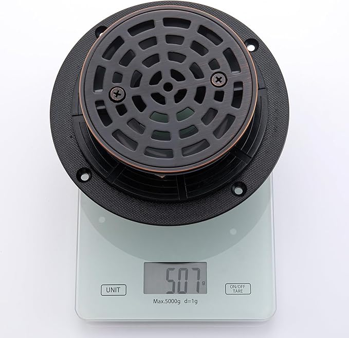 RANDOM Round Shower Drain SUS304 Stainless Steel Oil Rubbed Bronze Shower Drain - Image 7