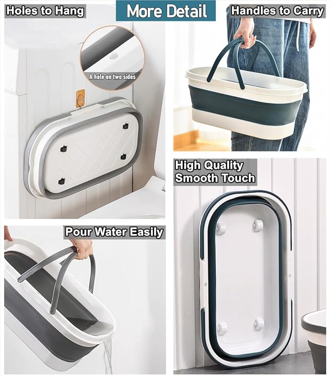 Collapsible Mop Bucket Basin Tub - Image 4