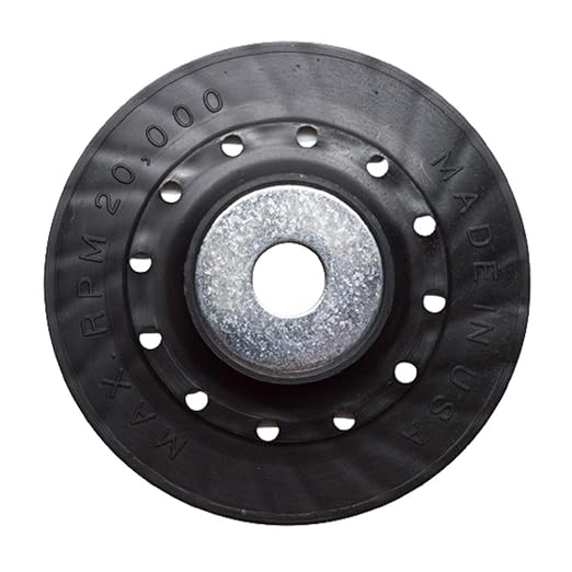 Benchmark Abrasives 4 1/2 Inch Sanding Disc Backing Pads, Resin Fiber Disc - Image 2