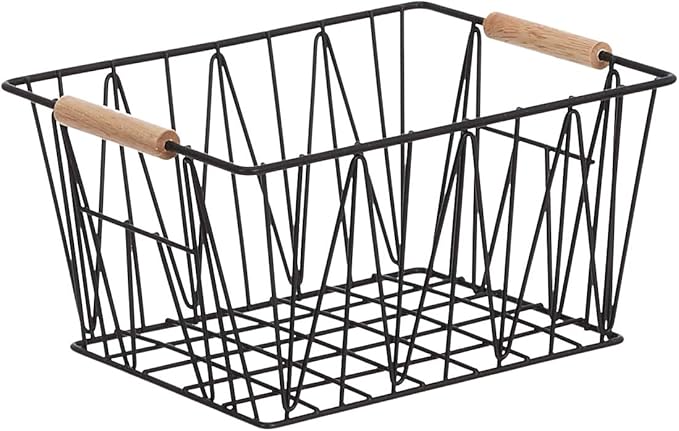 Amazon Basics Rectangular Wire Storage Baskets - Image 2