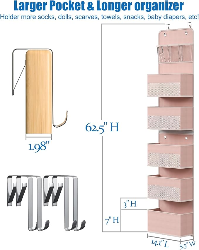 Closet Organizers and Storage, Over The Door Organizer, 6 Shelf Camper Storage - Image 3