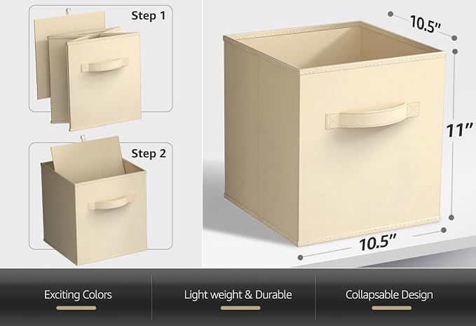 Sorbus Fabric Storage Cubes - Image 3
