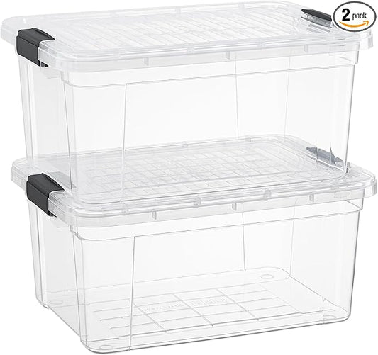 Superio Clear Storage Boxes by Superio