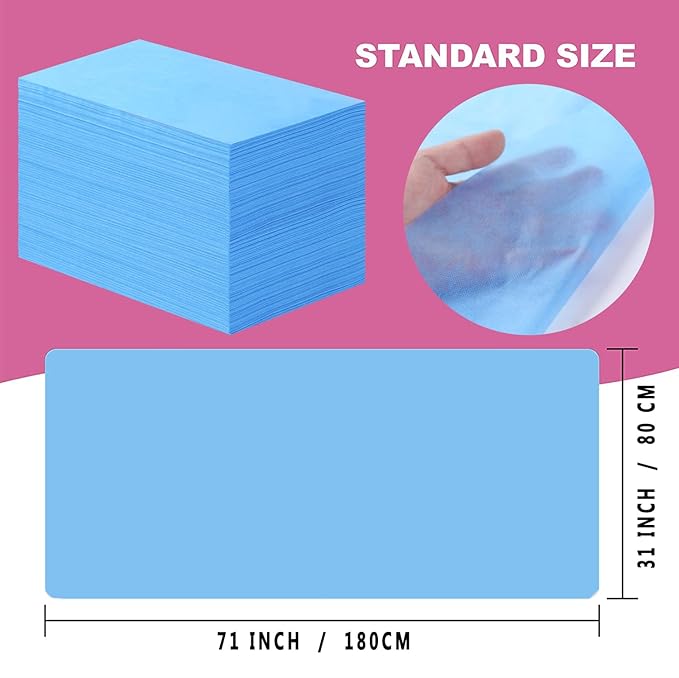 31" x 71" Disposable Bed Sheets - Image 4
