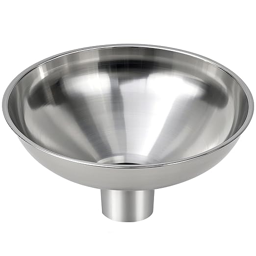 Kitchen Funnel, Stainless Steel funnels by Unknown