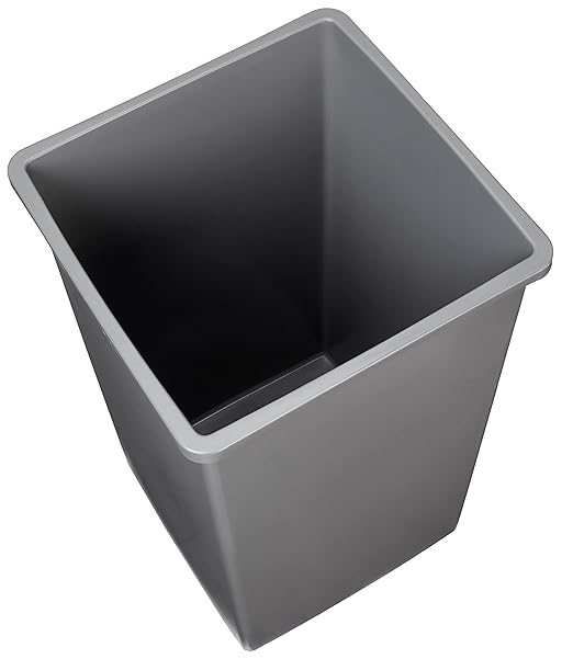 Amazon Basics Square Waste Container Open Top Wastebasket, Plastic Bins - Image 4