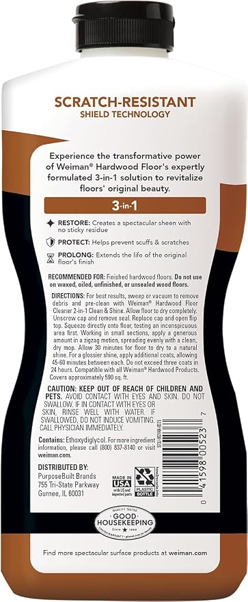 Weiman Hardwood Floor Cleaner and Polish - Image 3