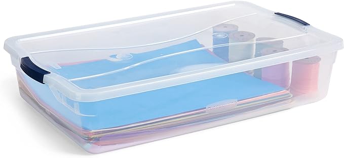 Rubbermaid Cleverstore 42 Quart Stackable Plastic Storage Bin - Image 2