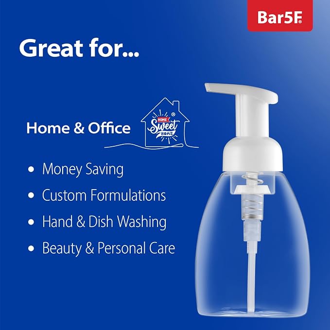 Bar5F Foaming Pump Bottle for Dr. Bronner's Castile Soap and All Generic - Image 3
