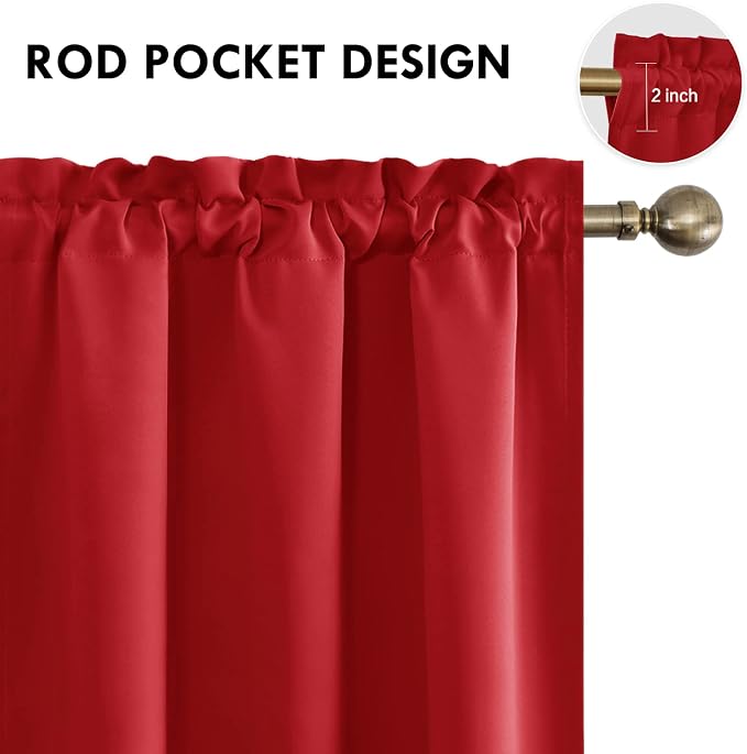 DWCN Christmas Blackout Curtains - Image 4