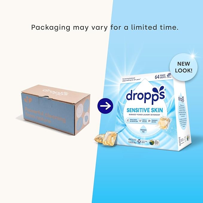 Dropps Sensitive Skin Laundry Detergent Pods, Unscented - Image 8