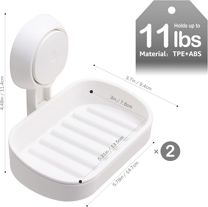 LEVERLOC Soap Holder Suction Cup - Image 3