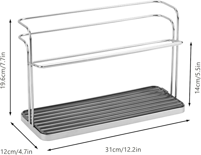 Bottle & Cup Drying Rack with Drain Tray - Image 5