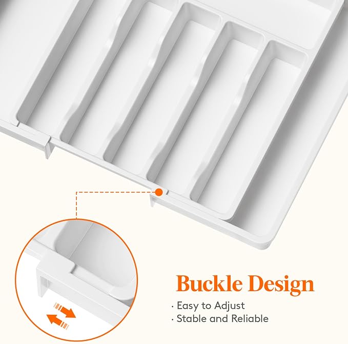 Lifewit Silverware Drawer Organizer and Utensil Organizer Set, Expandable - Image 4