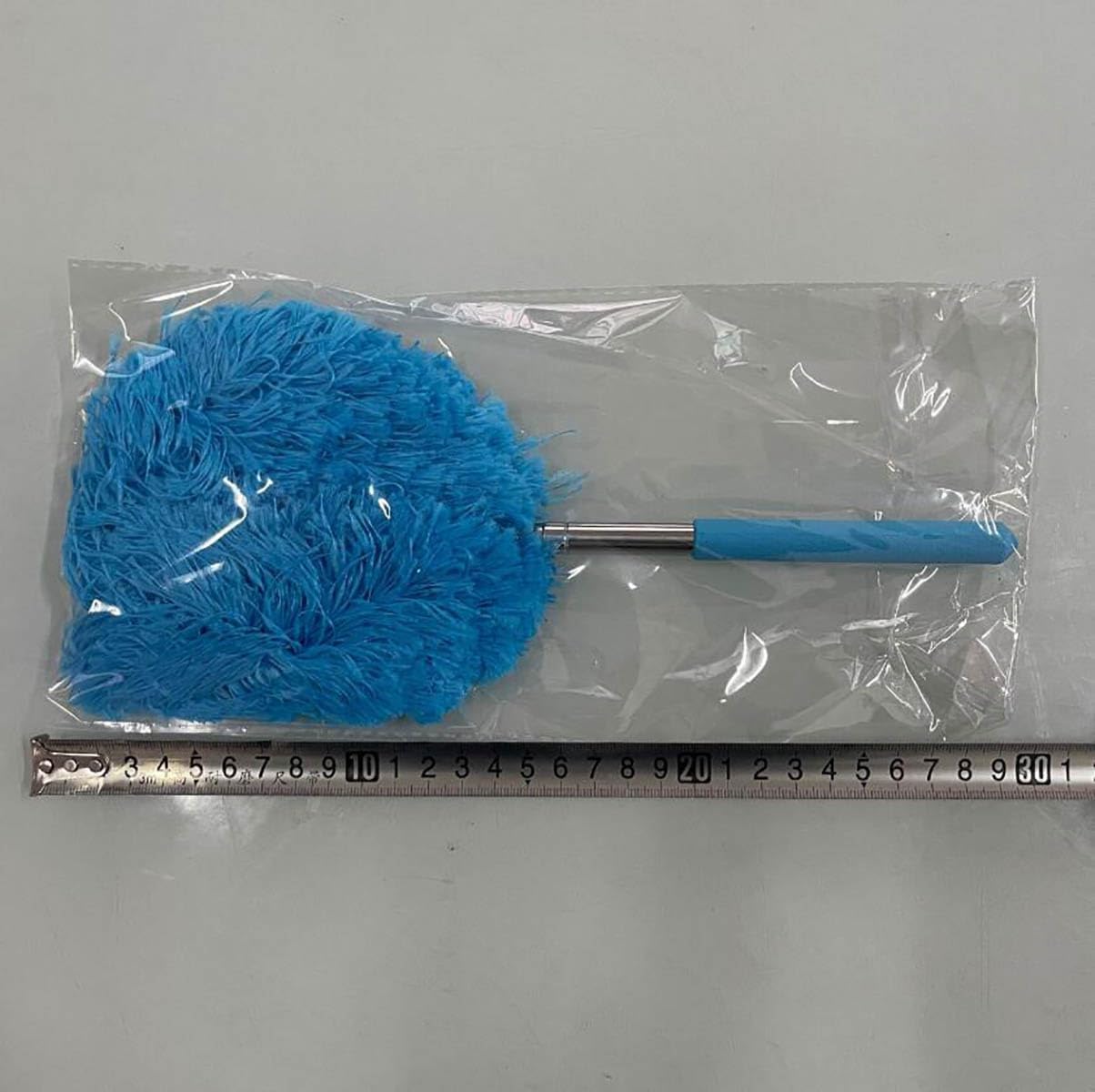 Ceiling Fan Cleaner Duster with Reusable Microfiber Pad Extension Pole 13 to 30 Inch for Cleaning Fan Blades,Door,Window