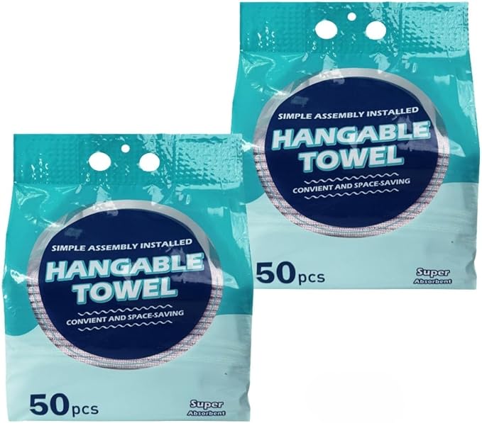 Microfiber Cleaning Cloths 100 Pack Microfiber Towels Hanging Bags 8.7x8.7 in by LanAevum