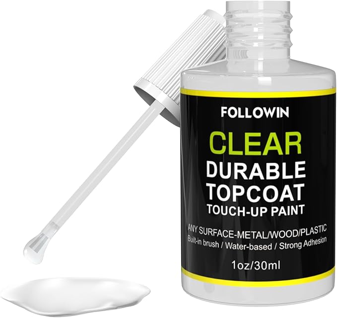 FOLLOWIN Automotive Clear Coat, Gloss Clear Finished Car Touch Up Paint by FOLLOWIN