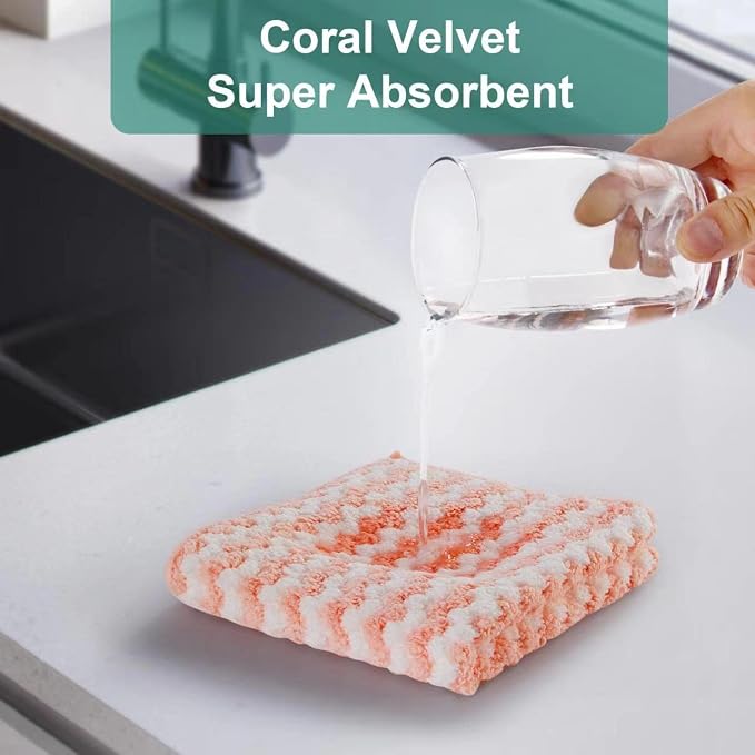 JOYMOOP Microfiber Cleaning Cloth, Absorbent Streak Free Lint Cleaning Cloths - Image 6