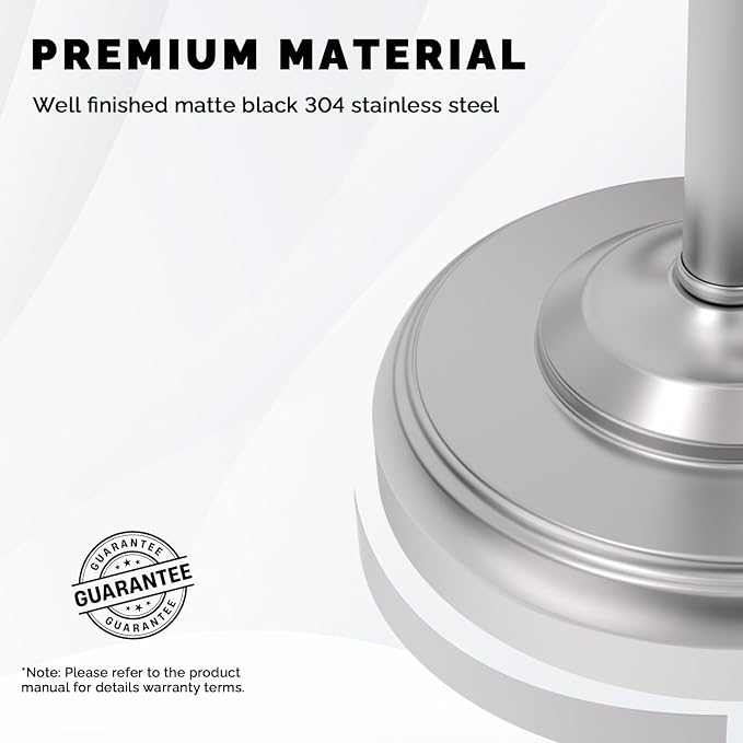 Toilet Paper Holder Stand, Brushed Nickel Toilet Paper Holder Free Standing - Image 7