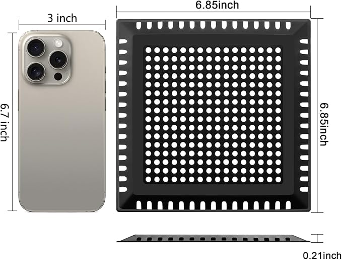 Drain Hair Catcher/Drain Strainer/Square Shower Drain Cover - Image 3
