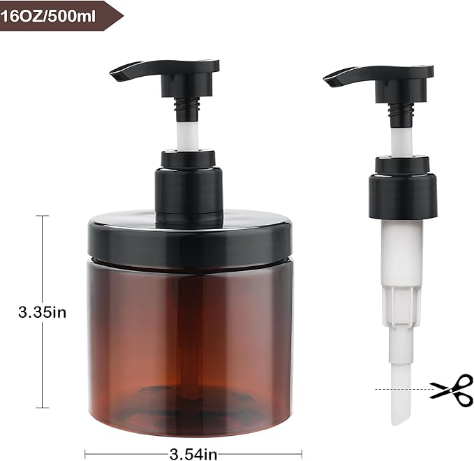 Cosywell Pump Bottle Dispenser Shampoo and Conditioner Dispenser 2 Pack - Image 2