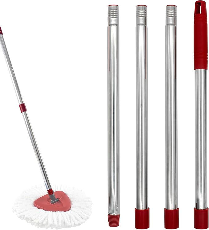 Mop Handle for Ocedar, Spin Mop Handle for O Cedar, 4-Section Mopping Handles - Image 9