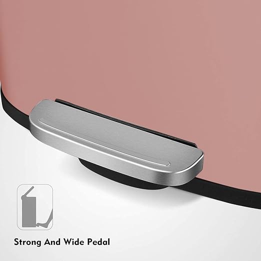 AthLike Trash Can, Stainless Steel Kitchen Garbage Can, Step Waste Bin - Image 3