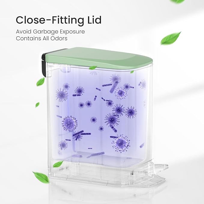 Cesun Small Bathroom Trash Can - Image 4