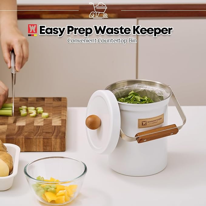 Kitchen Countertop Compost Bin 101ounces / 3Liters, Airtight Lid SUS304 - Image 5