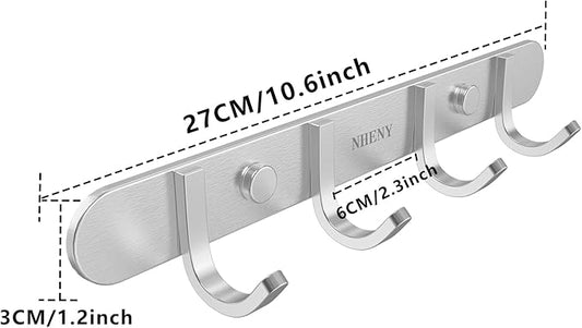 Coat Hook Wall Mount Towel Hook Rack - Image 2