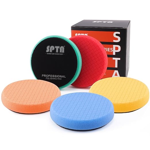 Buffing Polishing Pads, SPTA 5Pc 3.5 Inch Face by SPTA