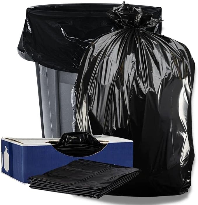 Plasticplace Contractor Trash Bags 40-45 Gallon │ 3.0 Mil │ Black Heavy Duty - Image 5