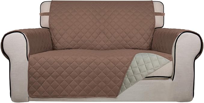 PureFit Reversible Quilted Sofa Cover, Water Resistant Medium Slipcover by PureFit