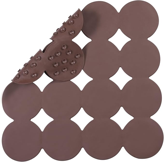 Square Shower Mat Nonslip by Webos