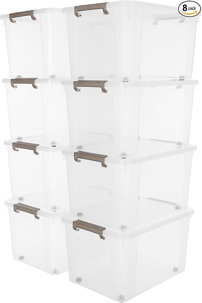 Citylife 69 QT Plastic Storage Bins by CitylifeHomeOrganization