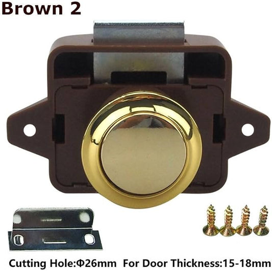 Encell Set of 5 Push Button Latch Cupboard - Image 2