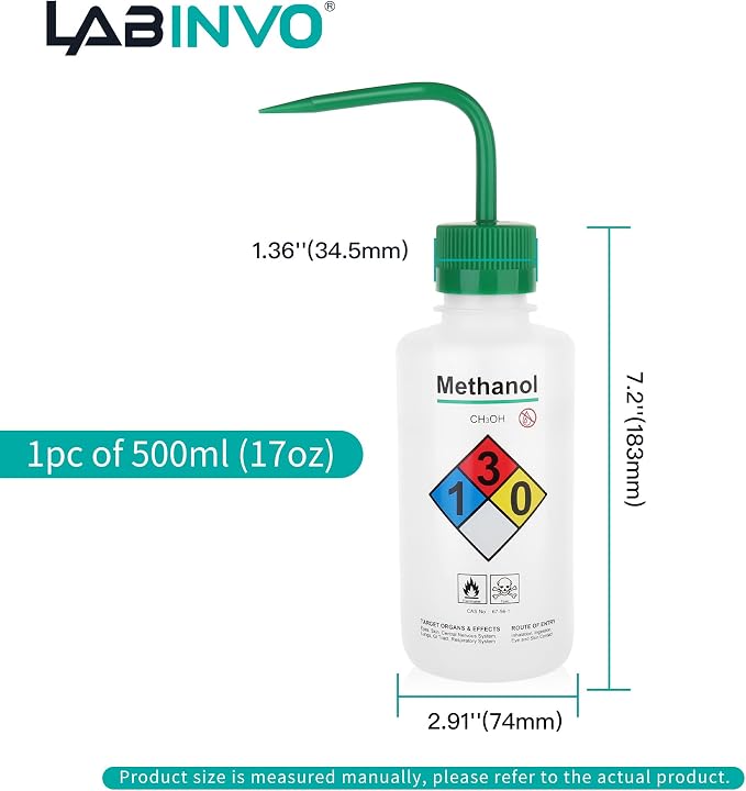 Self-Venting Safety Wash Bottles, - Image 3