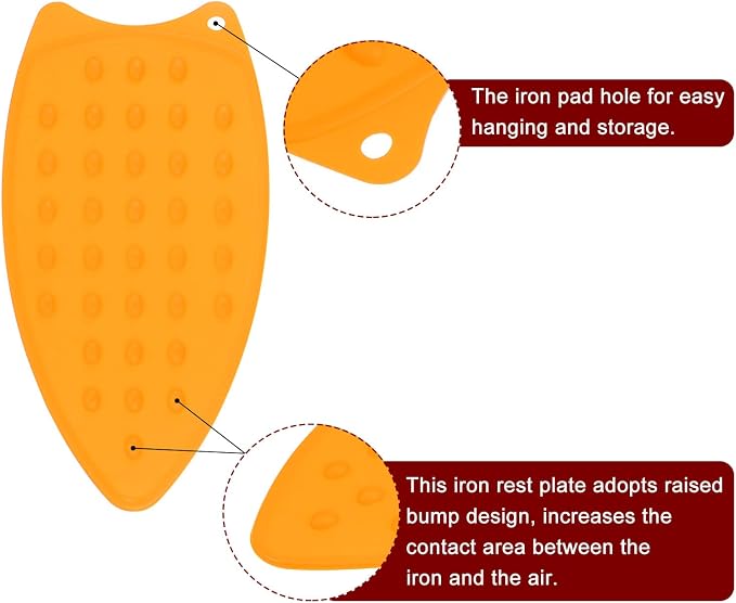 HARFINGTON 2pcs Silicone Iron Rest Pad - Image 4
